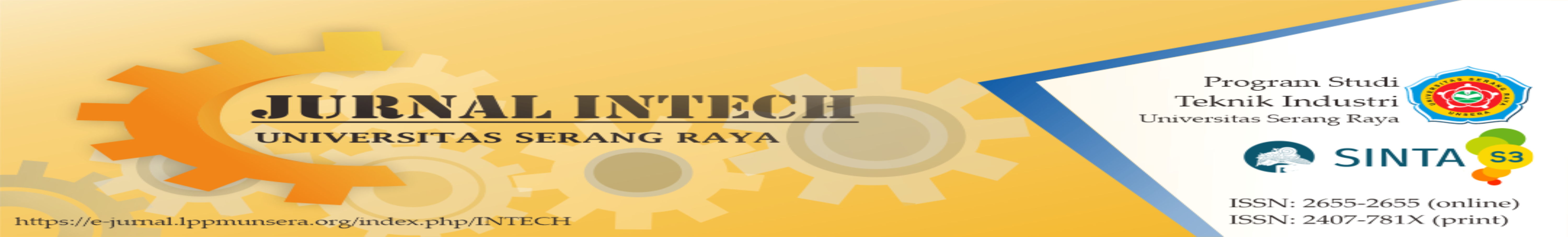 Jurnal INTECH Teknik Industri Universitas Serang Raya