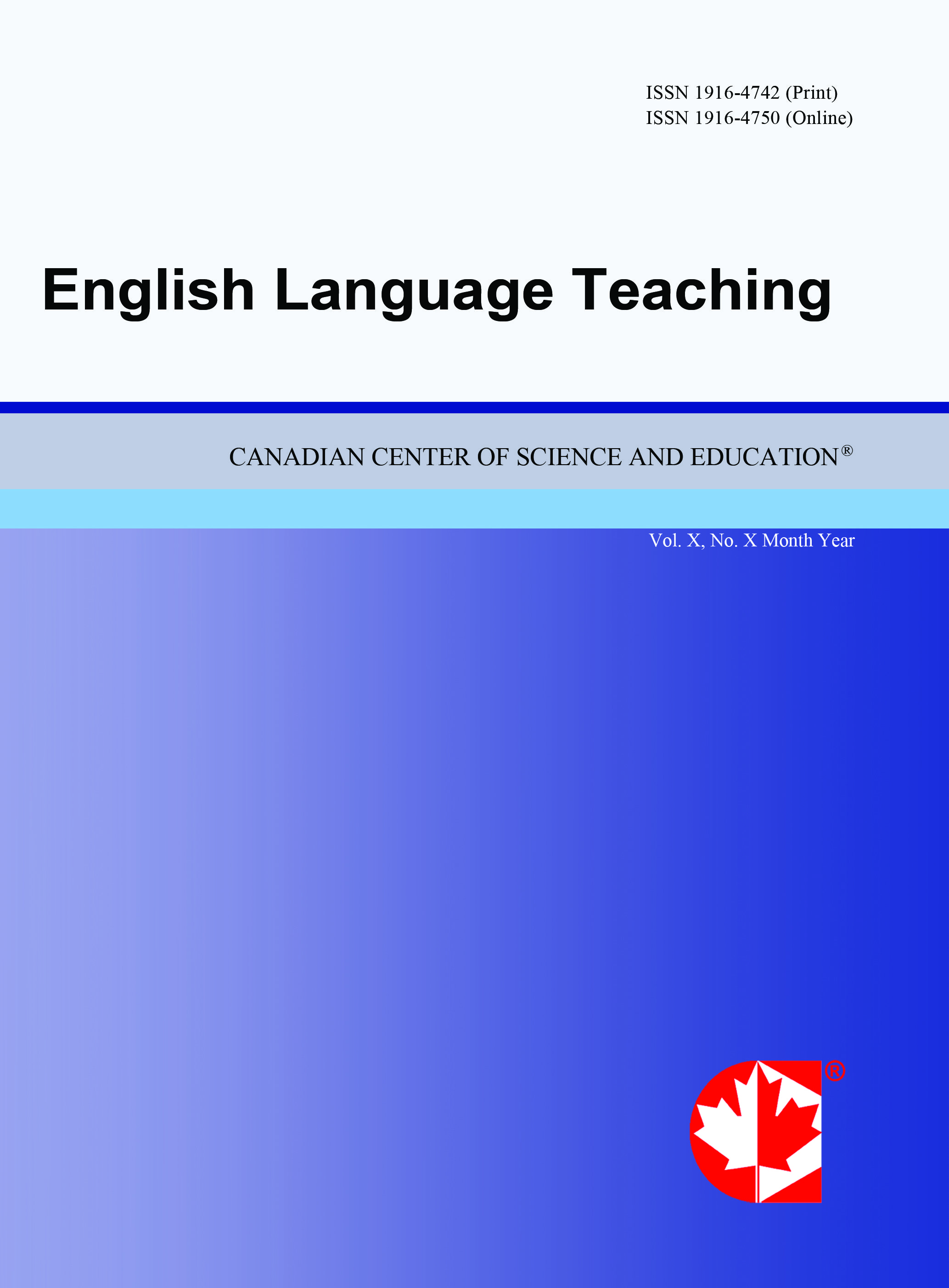 English Language Teaching