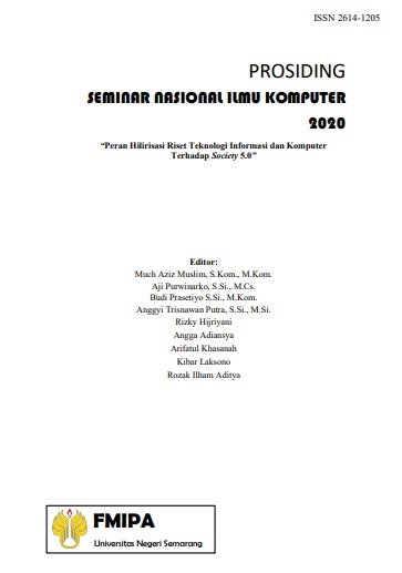 PROSIDING  “Peran Hilirisasi Riset Teknologi Informasi dan Komputer Terhadap Society 5.0”
