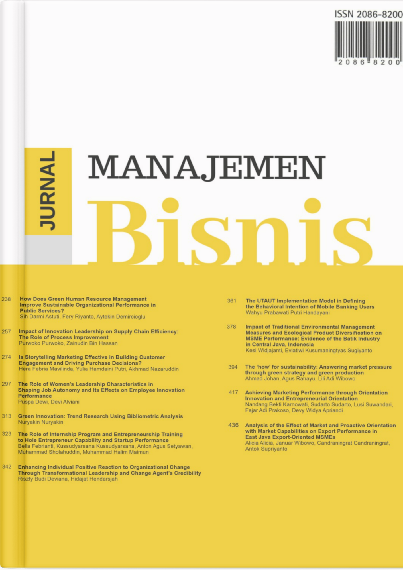 Jurnal Manajemen Bisnis
