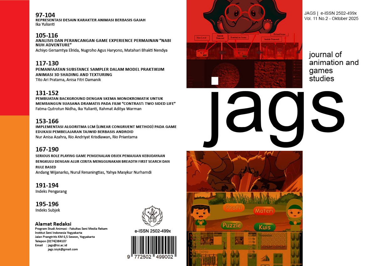 Journal of Animation and Games Studies (JAGS)