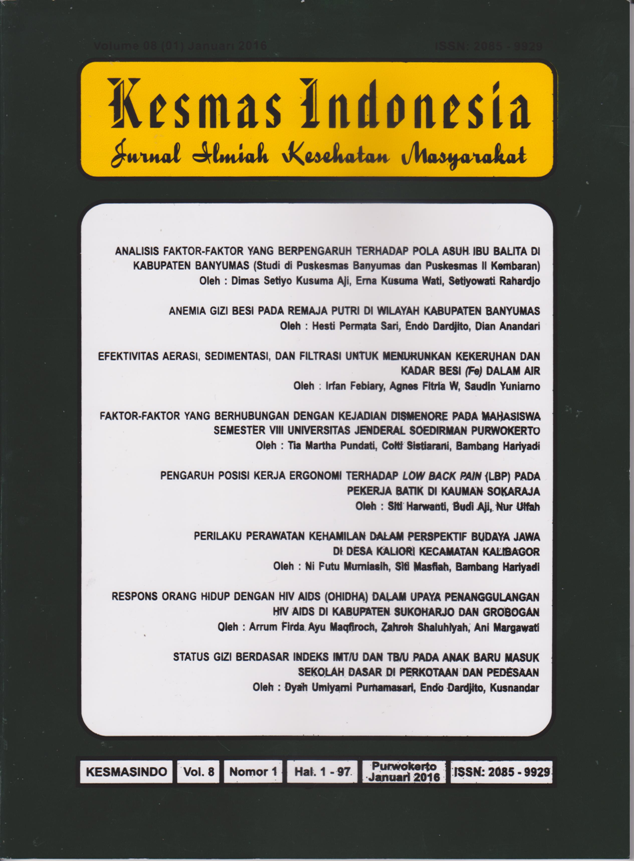 30. Jurnal Kesehatan Masyarakat (Universitas Jenderal Soedirman)