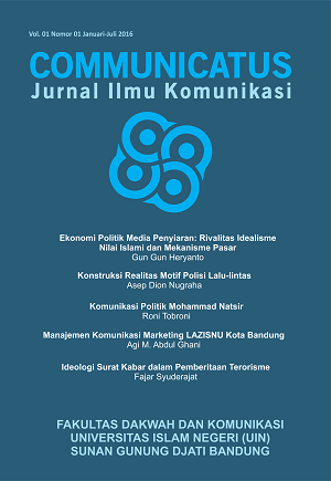 Communicatus-Jurnal Ilmu Komunikasi