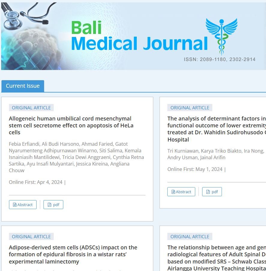 bali medica jurnal
