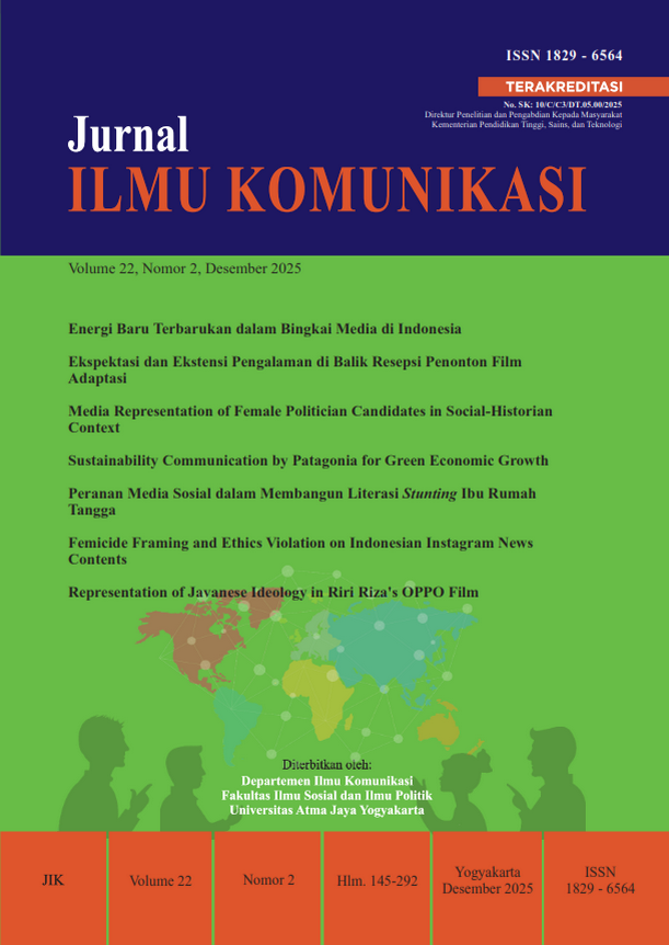Jurnal ILMU KOMUNIKASI uajy
