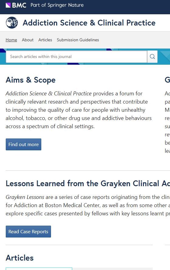 Addiction science & clinical practice