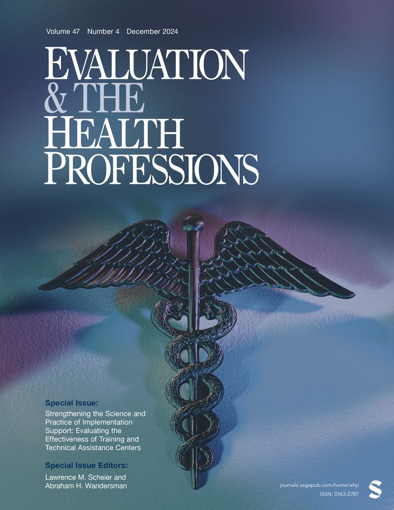 Evaluation & the Health Professions