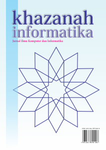 Khazanah Informatika  Jurnal Ilmu Komputer dan Informatika