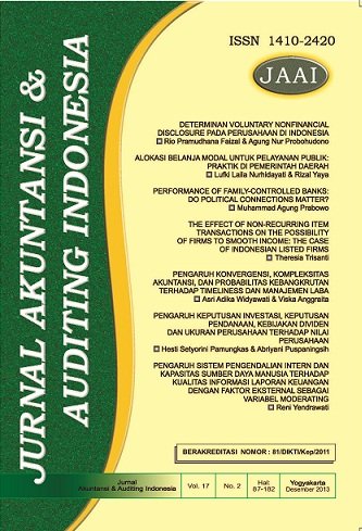 JURNAL AKUNTANSI DAN AUDITIN INDONESIA