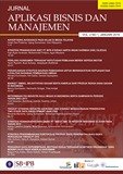 Jurnal Aplikasi Bisnis dan Manajemen (JABM)