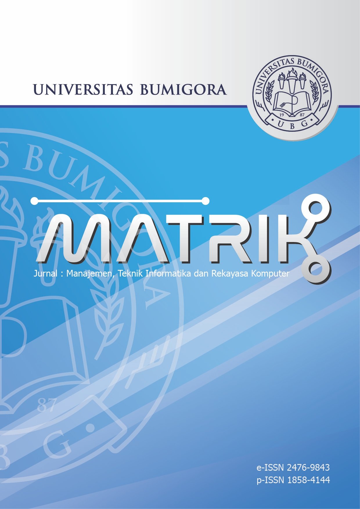 MATRIK Jurnal Manajemen, Teknik Informatika, dan Rekayasa Komputer